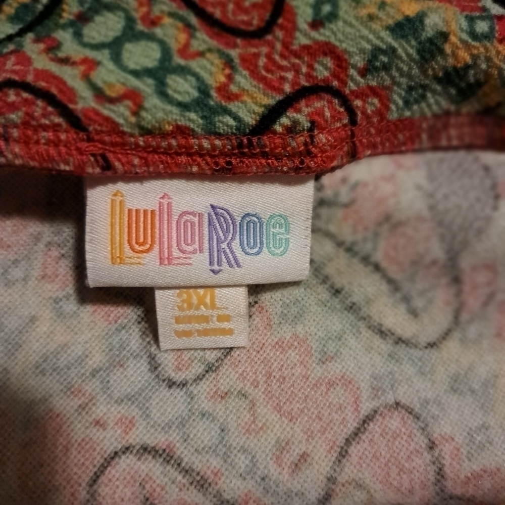 Lularoe Minnie multicolored skirt 3XL - Picture 4 of 4